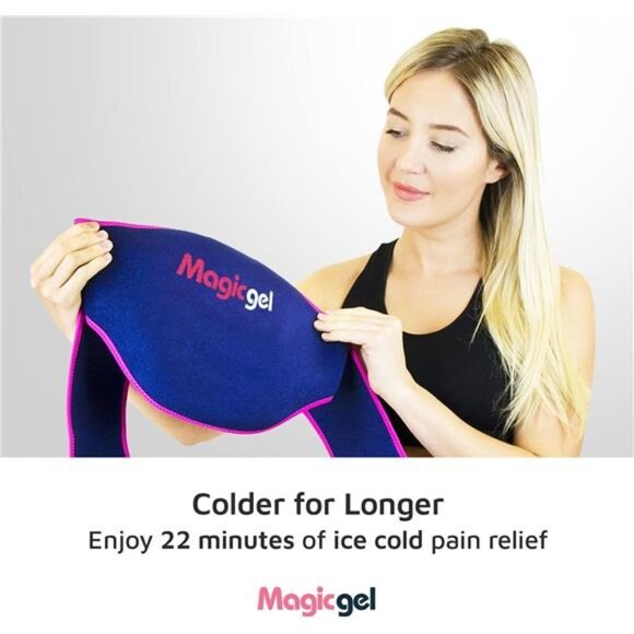 Ice Pack for Back Pain | 2 Pack Lower Back Gel Pack Wrap for Hot or Cold Therapy - Picture 6 of 6